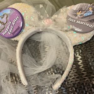 Minnie Mouse Ears & Veil